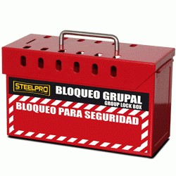 Caja de Bloqueo Grupal Roja Fullgen