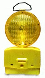 Lampara Señalización Tráfico c/Batería Amarillo