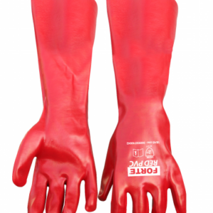 Guante Pvc 18 45 Cms Rojo
