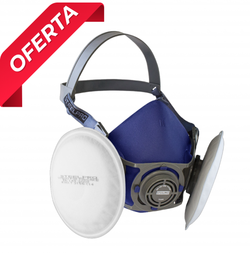 Promocion Kit Respirador V800 Con Filtro P3/P100 Pancake Particulas