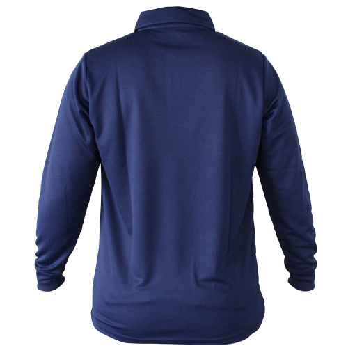 Polera Cooldry Manga Larga Azul - Imagen 2