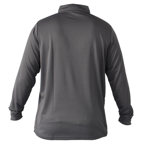 Polera Cooldry Manga Larga Gris - Imagen 2