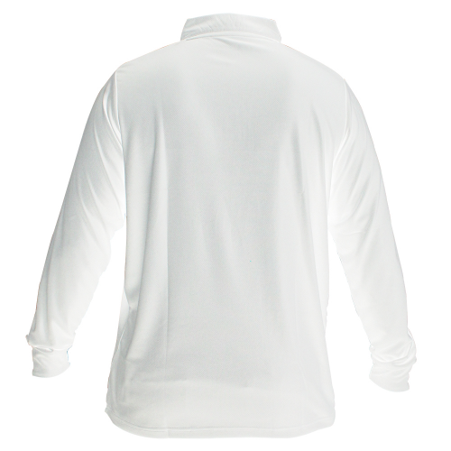 Polera Cooldry Manga Larga Blanca - Imagen 2