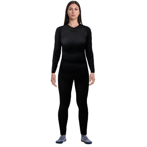 Conjunto Interior Hw Patagonia Spandex Mujer Negro