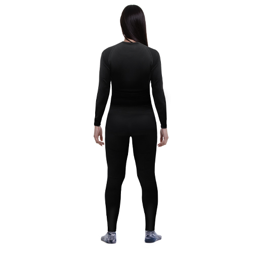 Conjunto Interior Hw Patagonia Spandex Mujer Negro - Imagen 2