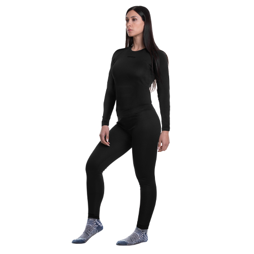 Conjunto Interior Hw Patagonia Spandex Mujer Negro - Imagen 3