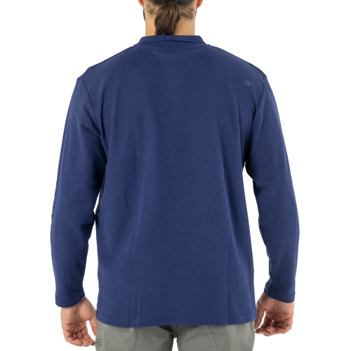 Polera Pique Manga Larga Hombre - Imagen 2