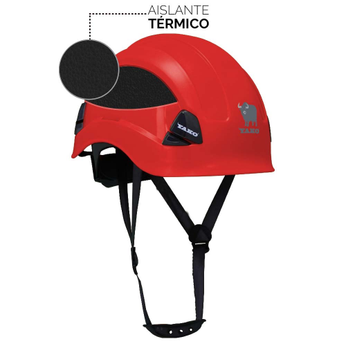 Casco de Seguridad Steelpro Yako Rojo - Imagen 3