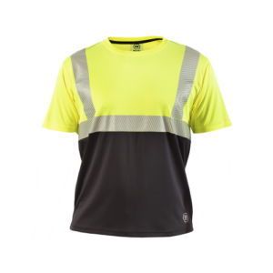 Polera Reflectiva Hw Manga Corta Amarillo Flúor