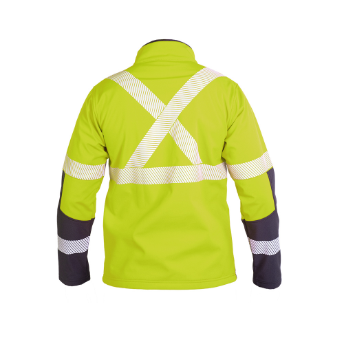 Chaqueta Softshell Hw Oklan Amarillo Flúor - Imagen 2