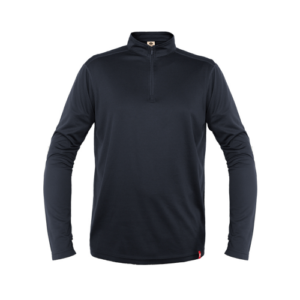 Polera Half Zip Hombre Marino Azul
