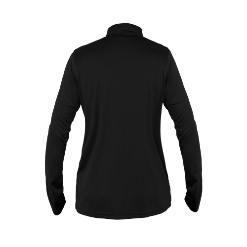 Polera Half Zip Mujer Negro - Imagen 2