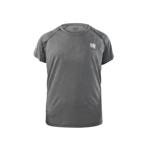 Polera Dry Fit Hw Spx Manga Corta Hombre Carbon Grey