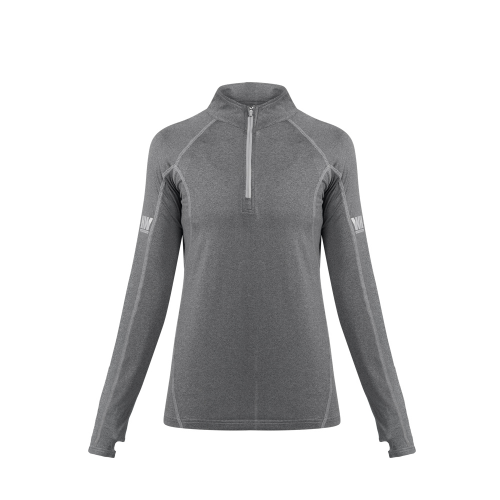 Polera Dry Fit Hw Spx Manga Larga Mujer Carbon Grey