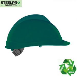 Casco de Seguridad Steelpro Evo Eco Green 100%