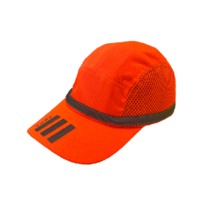 Casquete De Seguridad Bump Cap Hi Vision Naranjo