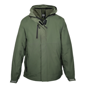 Parka Desmontable Hw Reno 3 En 1 Oliva Verde