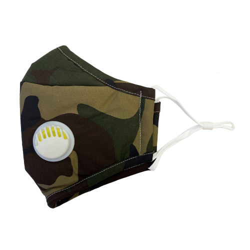 Mascarilla Camuflada Antismog Con Válvula