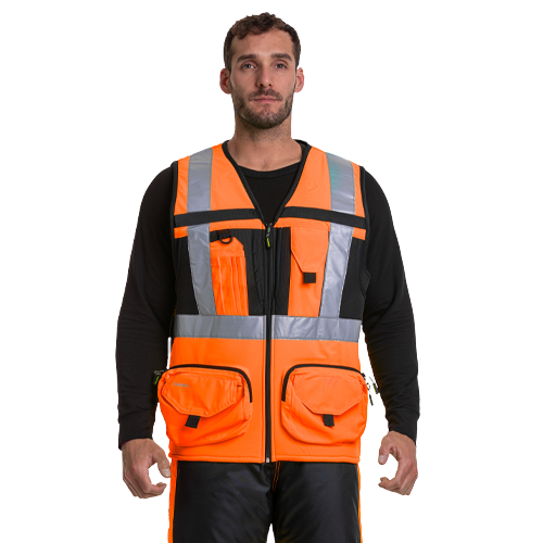 Chaleco Geólogo Xpert Hombre Naranjo