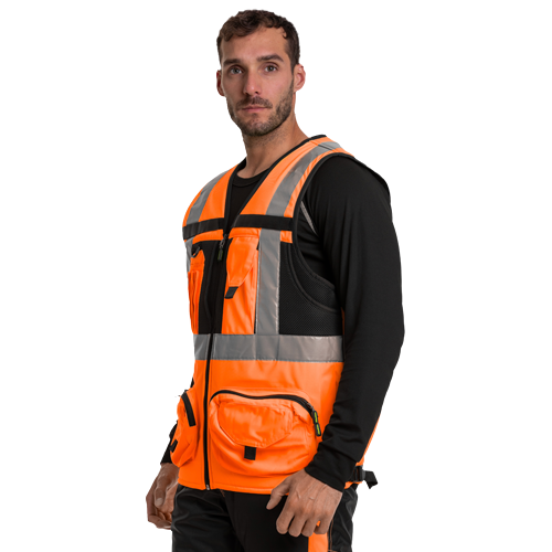 Chaleco Geólogo Xpert Hombre Naranjo - Imagen 2