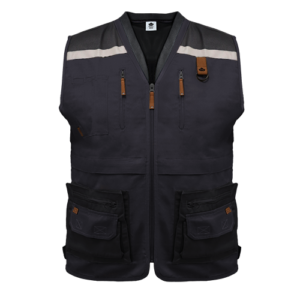 Chaleco Geólogo Gabardina Gris