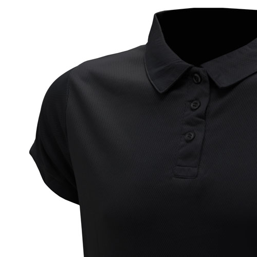Polera Cooldry Manga Corta Mujer Negro - Imagen 3