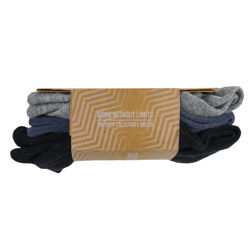 Tripack Calcetines Hw Algodon Tobillero Mujer - Imagen 5