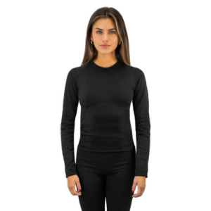 Primera Capa Hw Patagonia Spandex Camiseta Mujer Negro