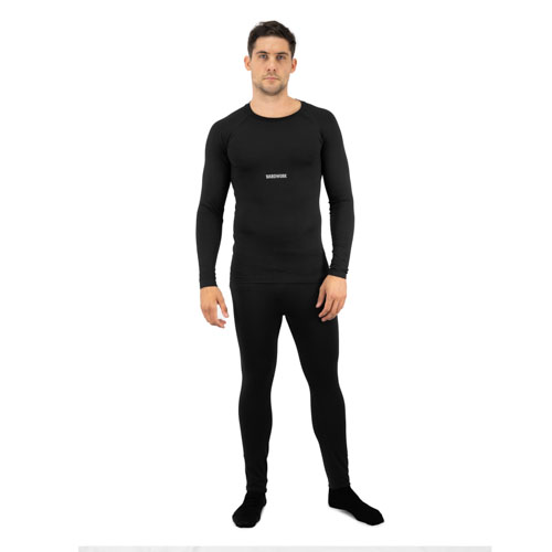 Primera Capa Hw Patagonia Spandex Pantalon Negro