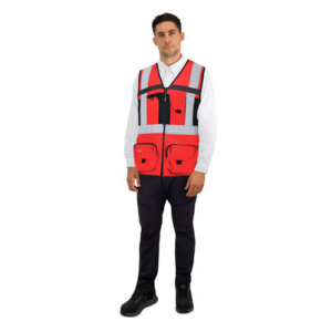 Chaleco Geólogo Xpert Hombre Rojo