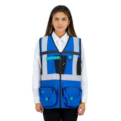 Chaleco Geólogo Xpert Mujer Azul - Imagen 2