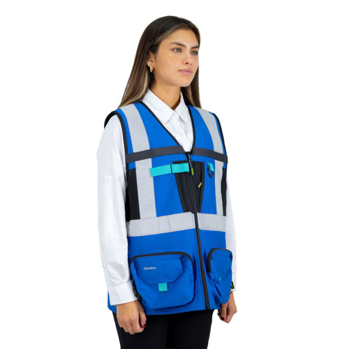 Chaleco Geólogo Xpert Mujer Azul - Imagen 3