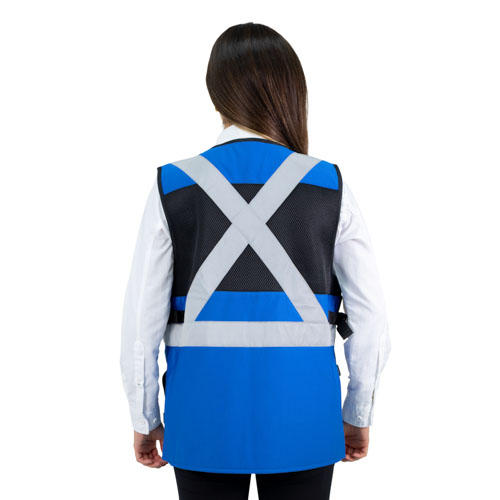 Chaleco Geólogo Xpert Mujer Azul - Imagen 4