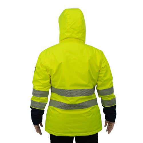 Parka Hw Artica Mujer Amarillo Flúor - Imagen 2