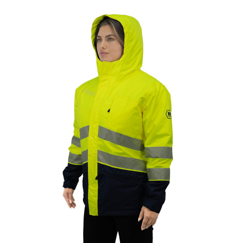 Parka Hw Artica Mujer Amarillo Flúor - Imagen 4