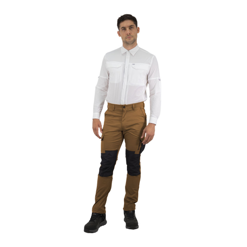 Pantalon Cargo Hw Dakota Spandex Tabaco - Imagen 4