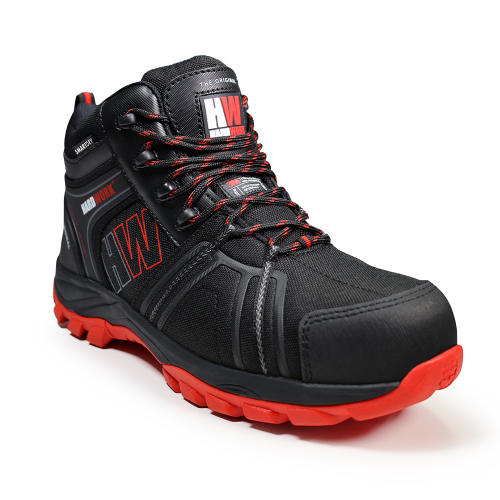 Hardwork Calzado De Seguridad Hw Bering Low Red - Imagen 4