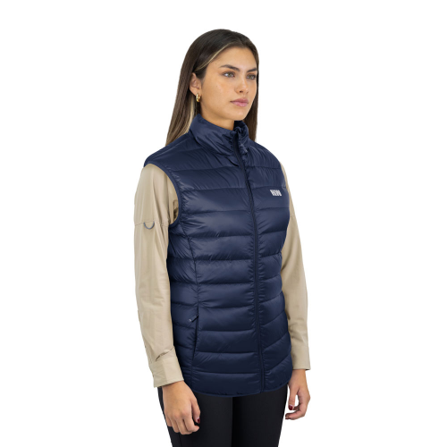 Parka Pluma Hw Pullay Pro Mujer S/Manga Blue - Imagen 2