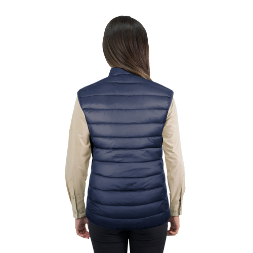 Parka Pluma Hw Pullay Pro Mujer S/Manga Blue - Imagen 4