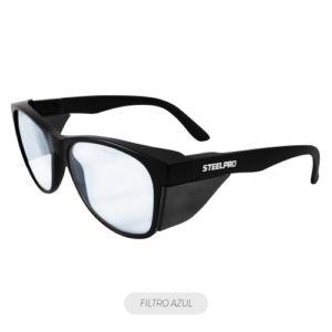 Lente De Seguridad Safeblack Claro Blue Blocker