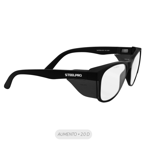 Lente De Seguridad Safeblack Claro Full Reader +2.0D - Imagen 3