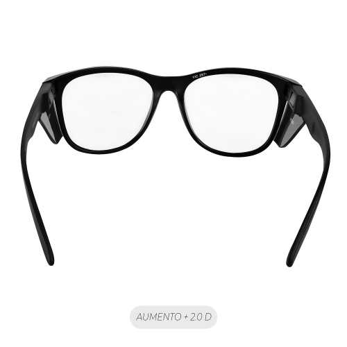 Lente De Seguridad Safeblack Claro Full Reader +2.0D - Imagen 4