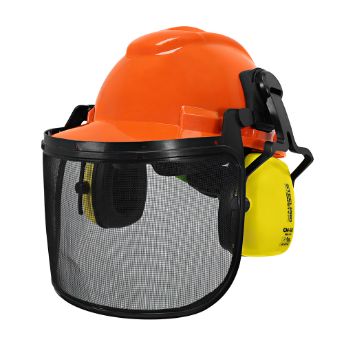 Steelpro Kit Casco Monster Motosierra Naranjo - Imagen 2