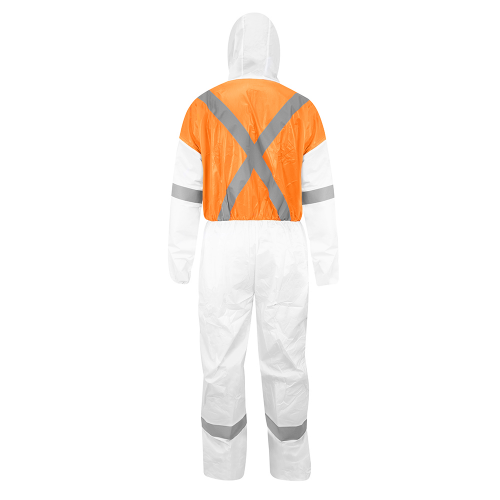 Buzo De Protección 7722 Talla M Bicolor / Con Isp Naranjo - Imagen 2